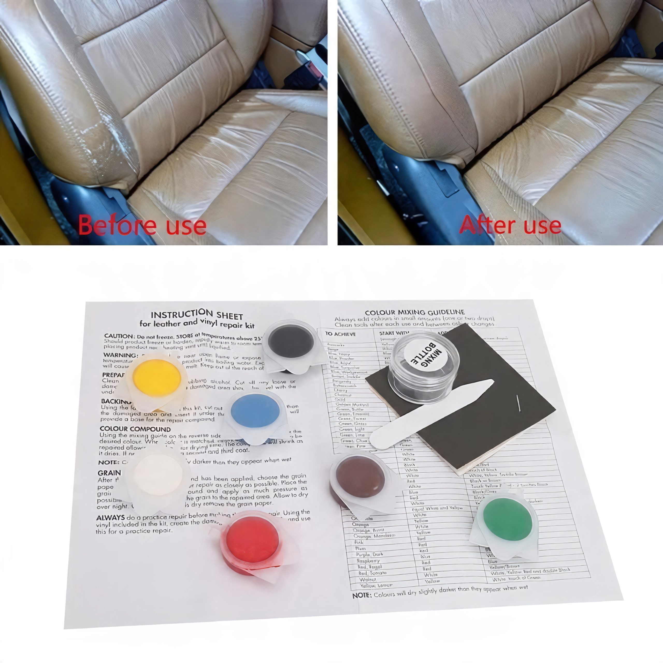 Restore Cracked Vinyl or Leather With a Repair Kit