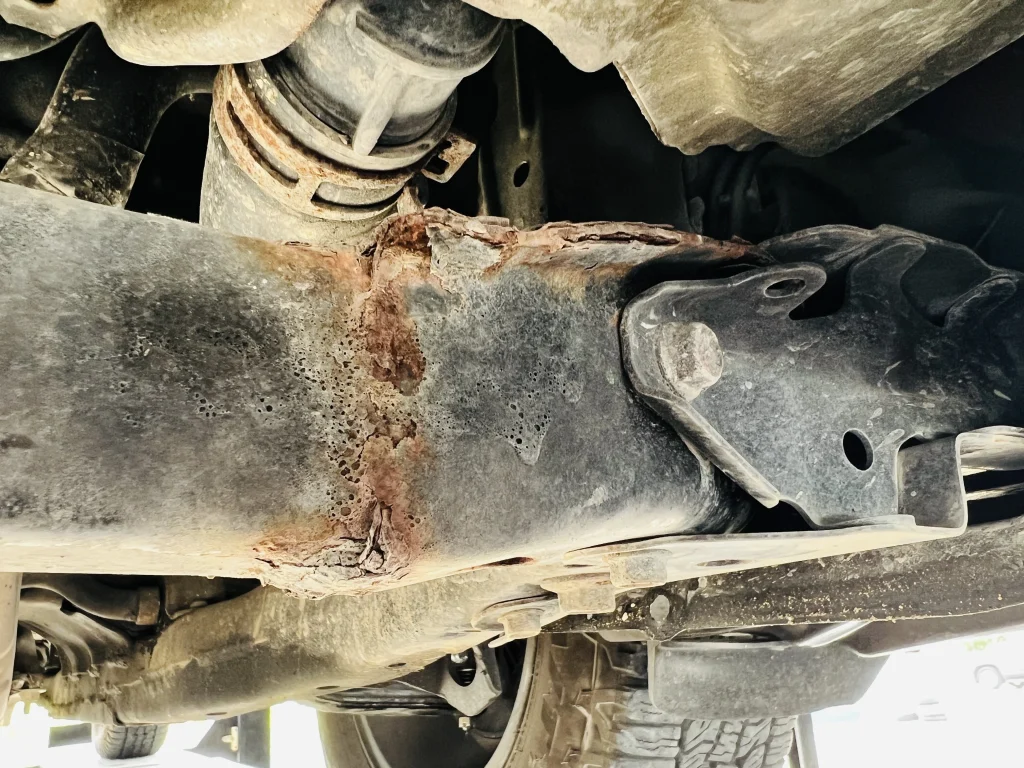 Rusted Subframe or Structural Repairs