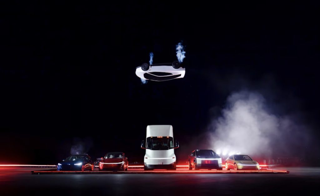Tesla ‘Flying’ Roadster
