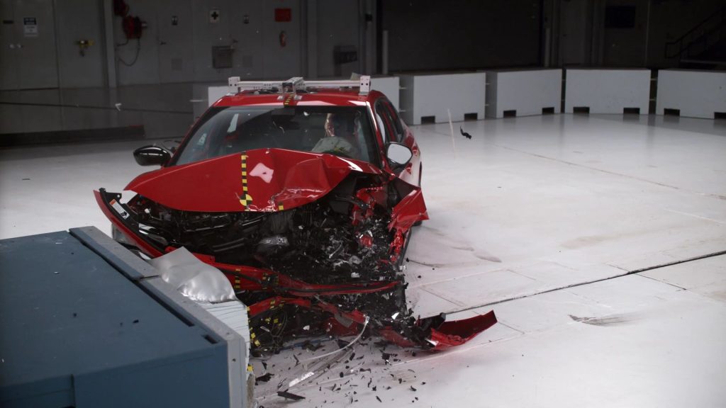 Updated Moderate-Overlap Frontal Crash Test