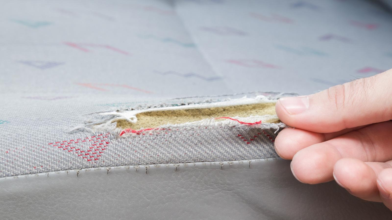 Use Fabric Glue or Vinyl Adhesive