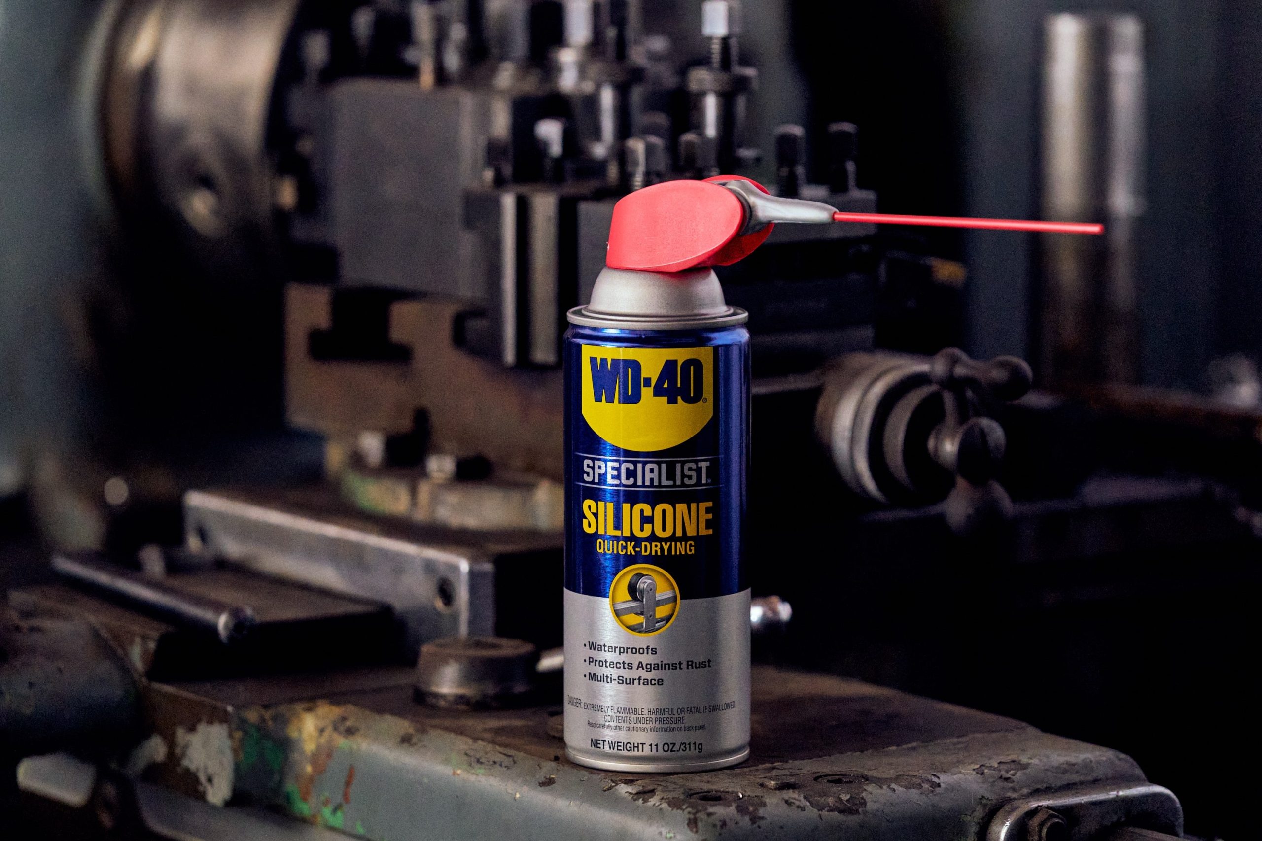 WD-40 or Silicone Spray