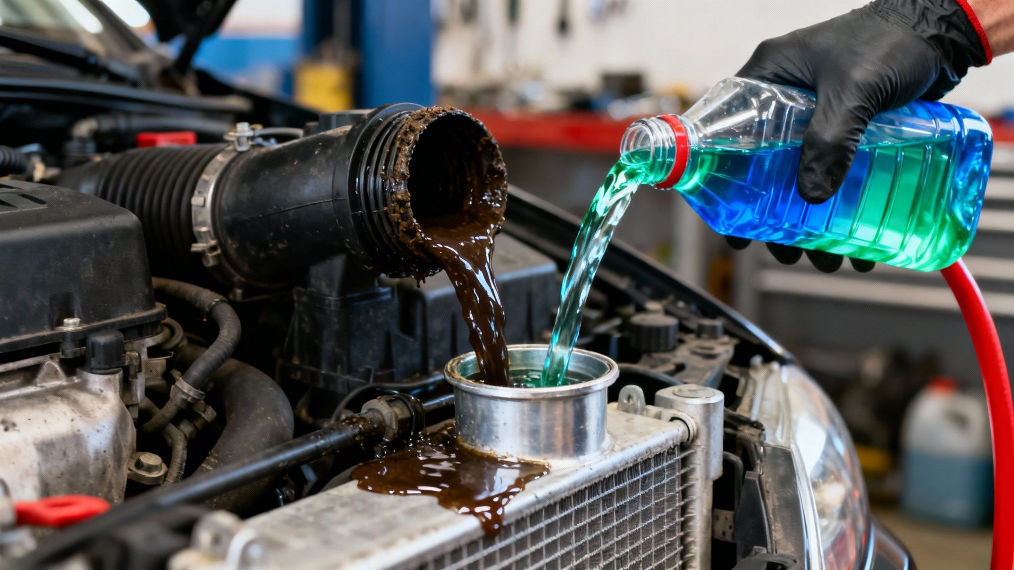 What a Coolant Flush Actually Does