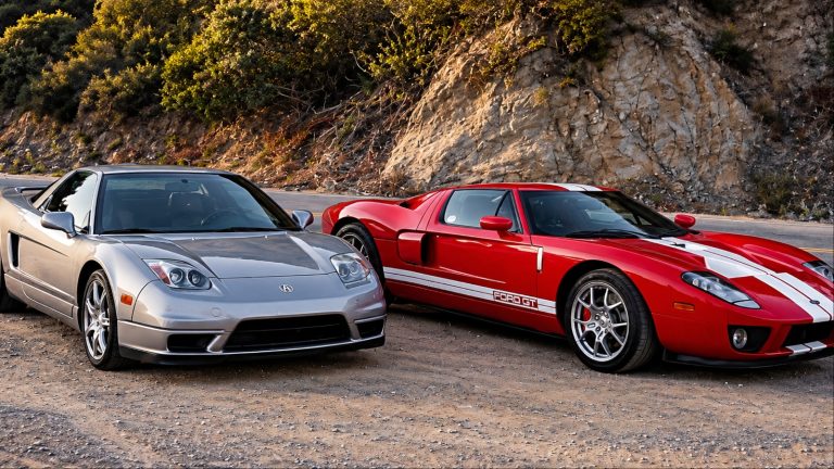 Acura NSX and Ford GT