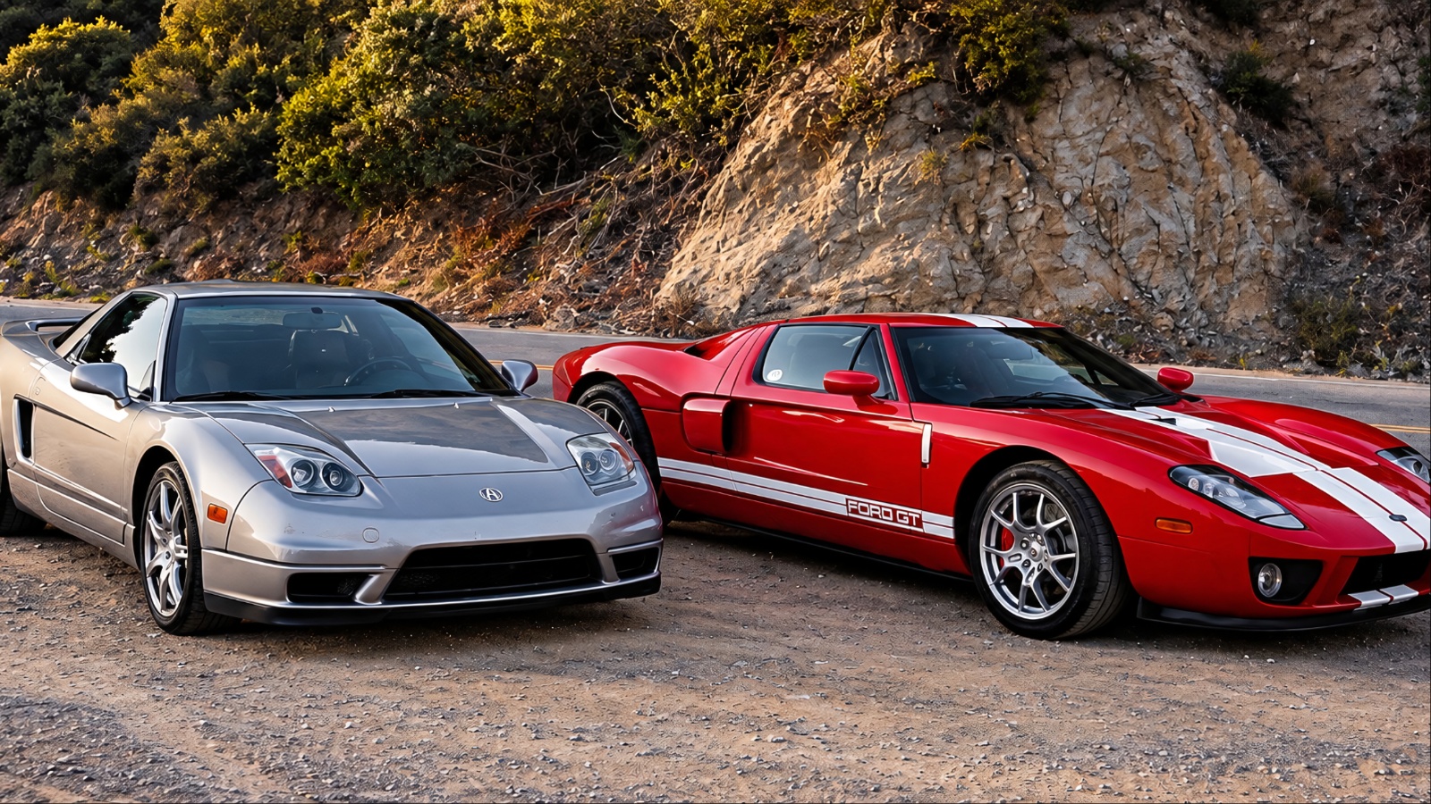 Acura NSX and Ford GT
