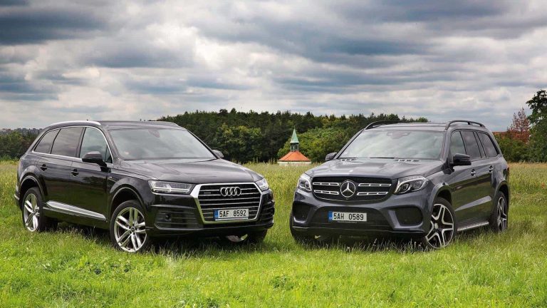 Audi Q7 and Mercedes-Benz GLS