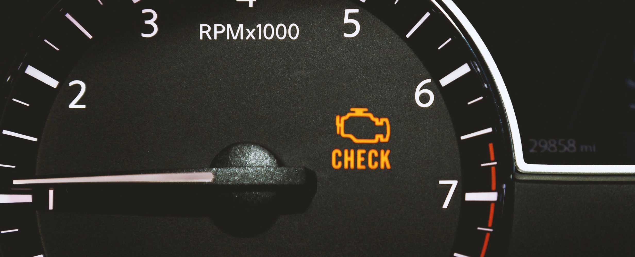 Check engine indicator