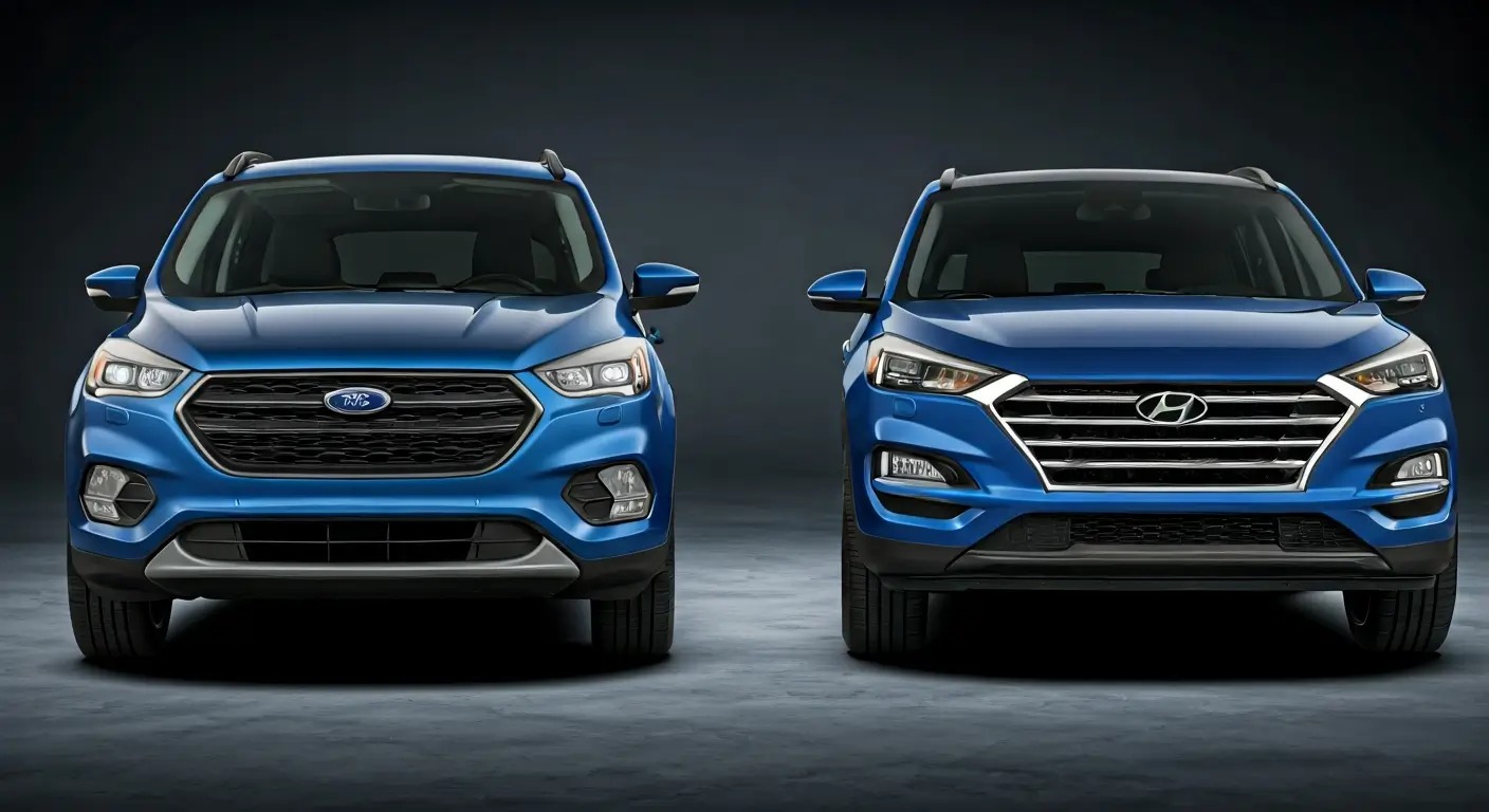 Ford Escape and Hyundai Tucson SUVs