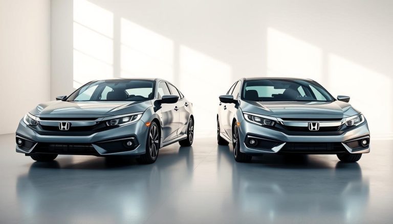Honda Civic LX and Honda Civic EX trims