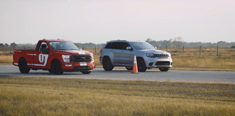 Jeep Cherokee and Ford F-150