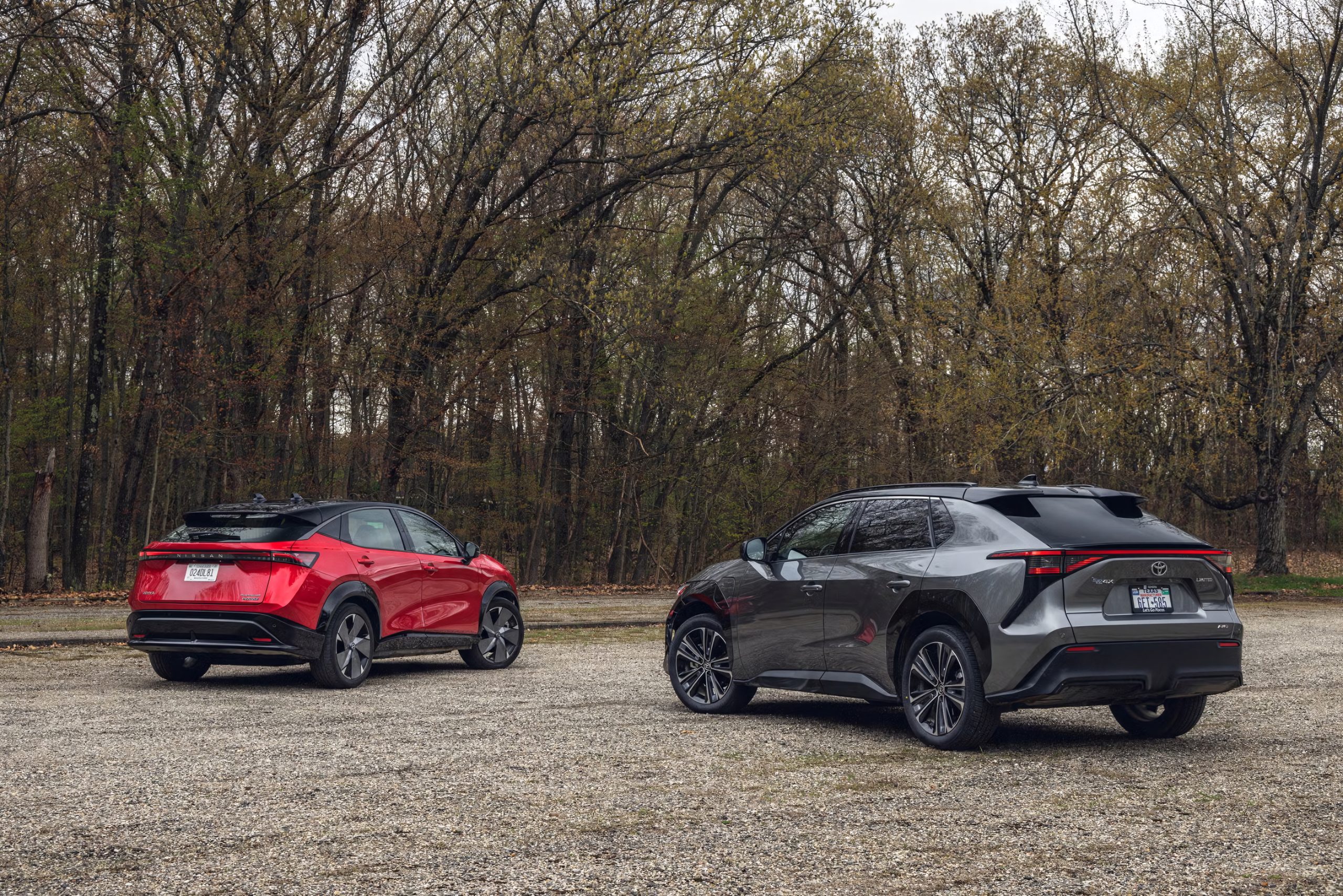 Nissan Ariya and Toyota bZ4X