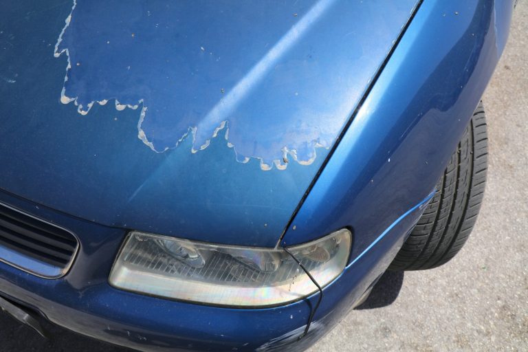 Paint fading and chipping