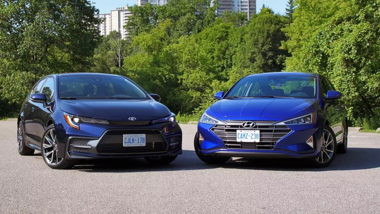 Toyota Corolla and Hyundai Elantra
