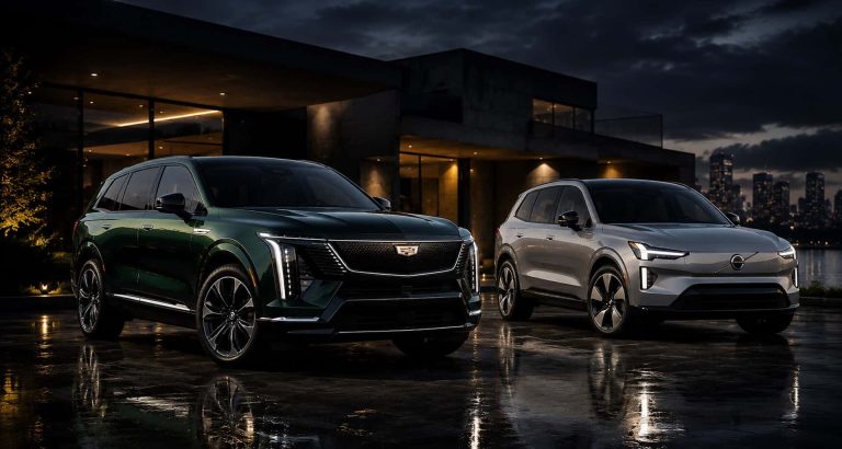 Volvo EX90 and Cadillac Optiq